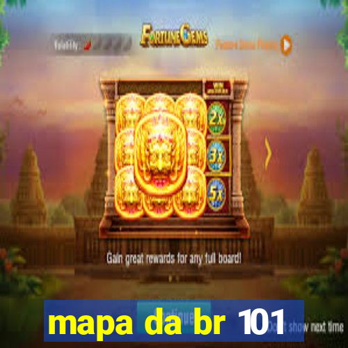 mapa da br 101